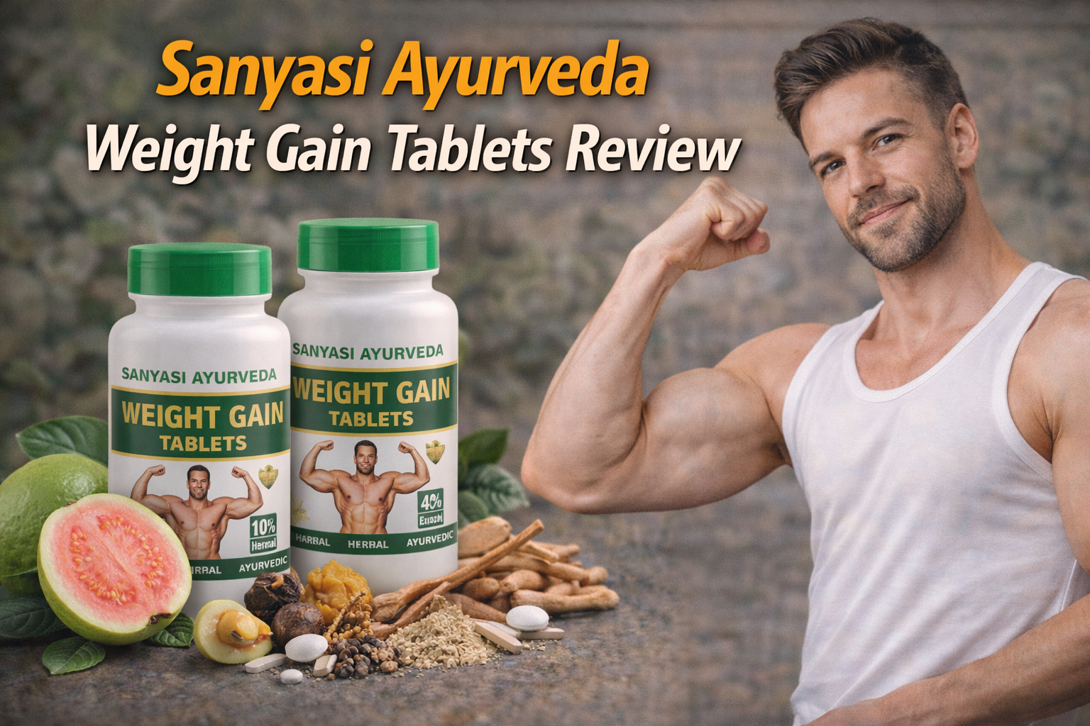 Sanyasi Ayurveda Weight Gain Tablets Review
