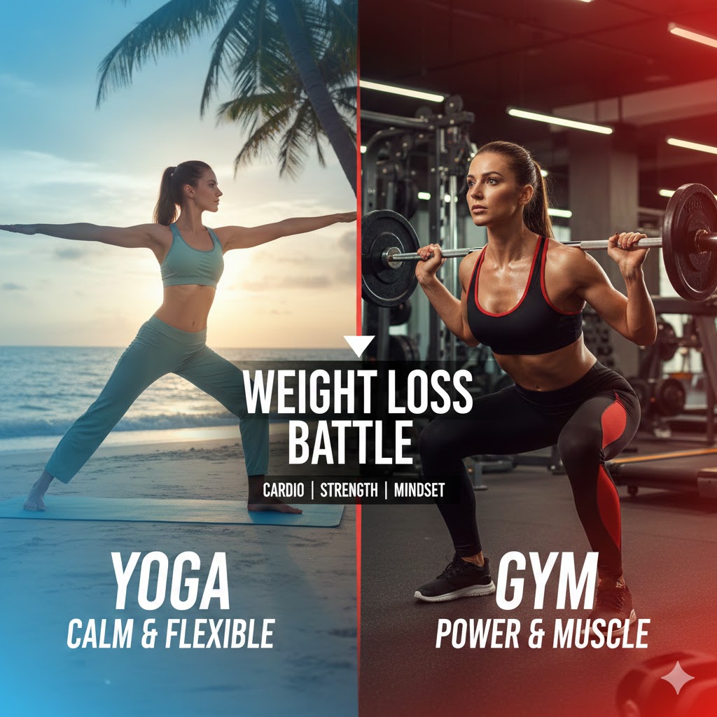 yoga vs gym for weight loss