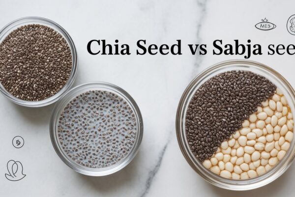 Chia Seed vs Sabja Seeds